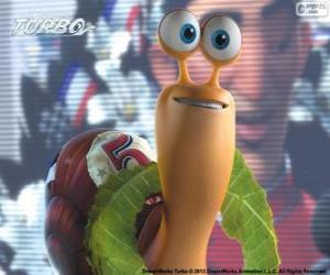 Puzzle de Turbo, el caracol de carreras