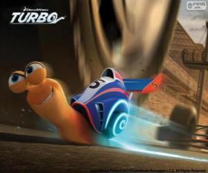 Puzzle de Turbo, el caracol más rápido del mundo