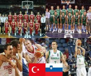Puzzle de Turquia - Eslovenia, quartos de final, Campeonato Mundial FIBA 2010 en Turquia
