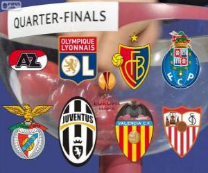 Puzzle de UEFA Europa League, Cuartos de final 2013-14