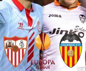 Puzzle de UEFA Europa League, semifinal 2013-14, Sevilla - Valencia