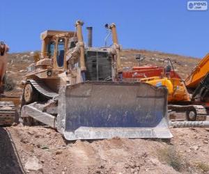 Puzzle de Un bulldozer