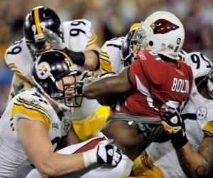 Puzzle de Un jugador es bloqueado por el equipo contrario