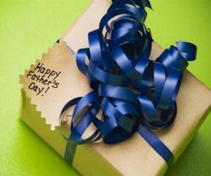 Puzzle de Un regalo para papá con un lazo