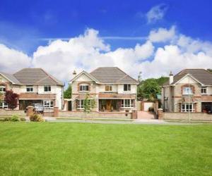 Puzzle de urbanización casas unifamiliares