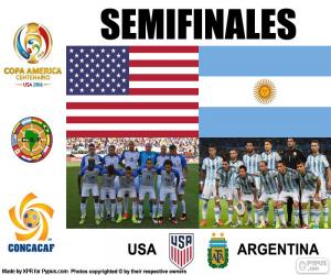 Puzzle de USA-ARG, Copa América 2016