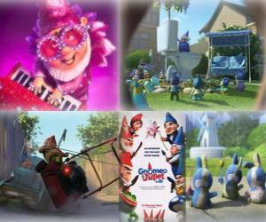 Puzzle de Varias imagenes de Gnomeo y Julieta