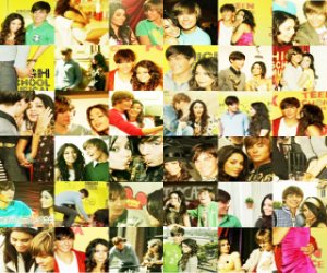 Puzzle de Varias imagenes de Vanessa Hudgens con Zac Efron