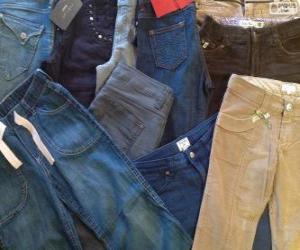 Puzzle de Varios pantalones