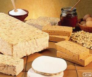 Puzzle de Varios tipos de turrón tradicionales