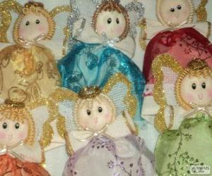 Puzzle de Varios ángeles de Navidad