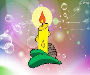 Puzzle de Vela de Navidad