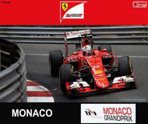 Puzzle de Vettel G.P. Mónaco 2015