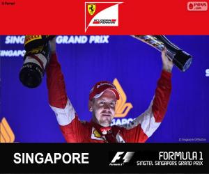 Puzzle de Vettel G.P Singapur 2015