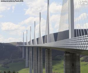 Puzzle de Viaducto de Millau, Francia