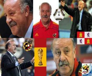 Puzzle de Vicente del Bosque entrenador Selección Española