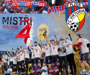 Puzzle de Viktoria Plzen campéon15-16
