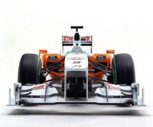 Puzzle de Vista frontal Force India VJM03