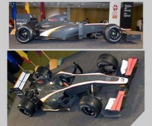 Puzzle de Vista lateral y aérea del HRT F1