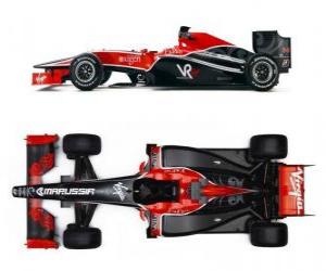 Puzzle de Vista lateral y aérea del Virgin VR-01