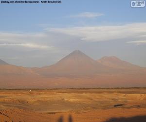 Puzzle de Volcanes en Atacama, Chile