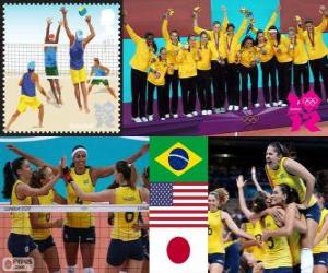 Puzzle de Voleibol femenino LDN 2012