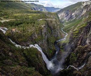 Puzzle de Vøringfossen, Noruega