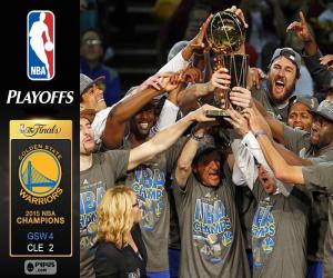 Puzzle de Warriors campeones NBA 2015