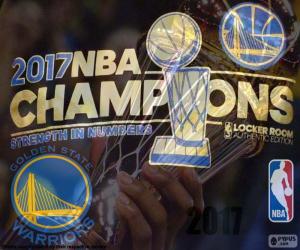 Puzzle de Warriors campeones NBA 2017