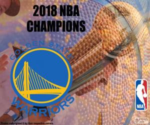 Puzzle de Warriors campeones NBA 2018