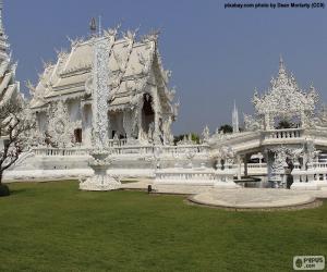 Puzzle de Wat Rong Khun, Tailandia