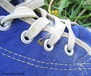 Puzzle de Zapato azul