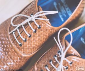 Puzzle de Zapatos de cuero hombre