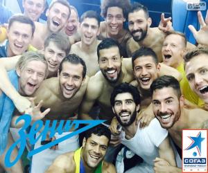 Puzzle de Zenit, campeón 2014-2015