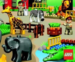 Puzzle de Zoológico de Lego