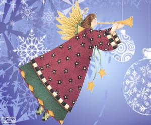 Puzzle de Ángel con trompeta