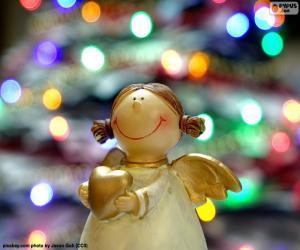 Puzzle de Ángel con un corazón