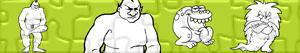 Puzzles de Monstruos - Gigantes - Trolls