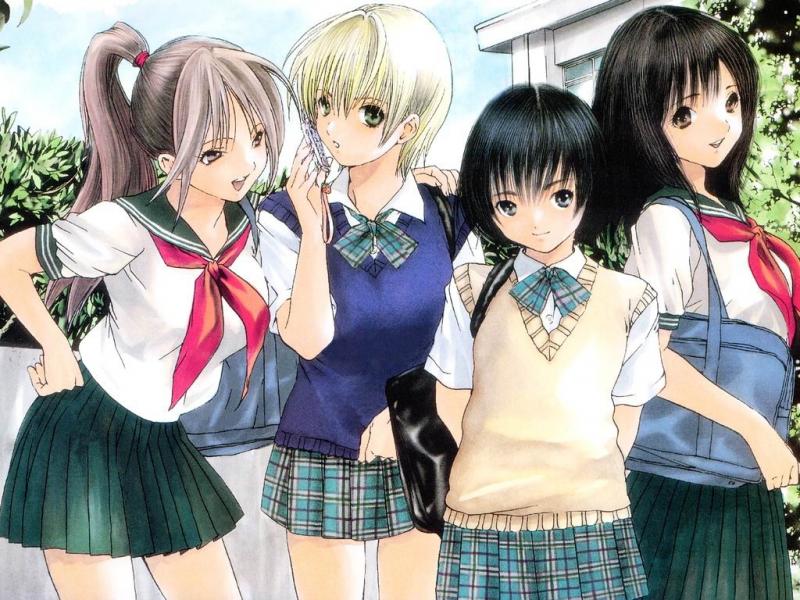Puzzle de colegialas anime , rompecabezas de Puzzle de colegialas anime , rompecabezas de