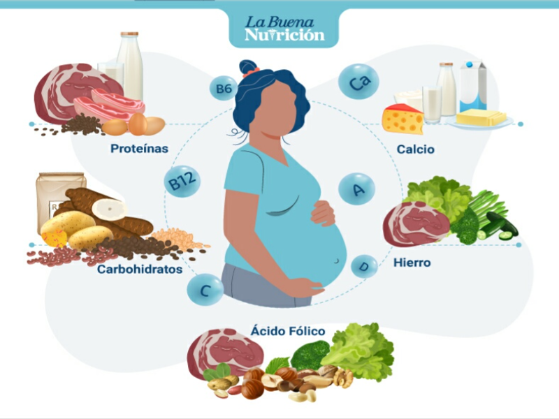 Alimentos con acido folico para embarazadas