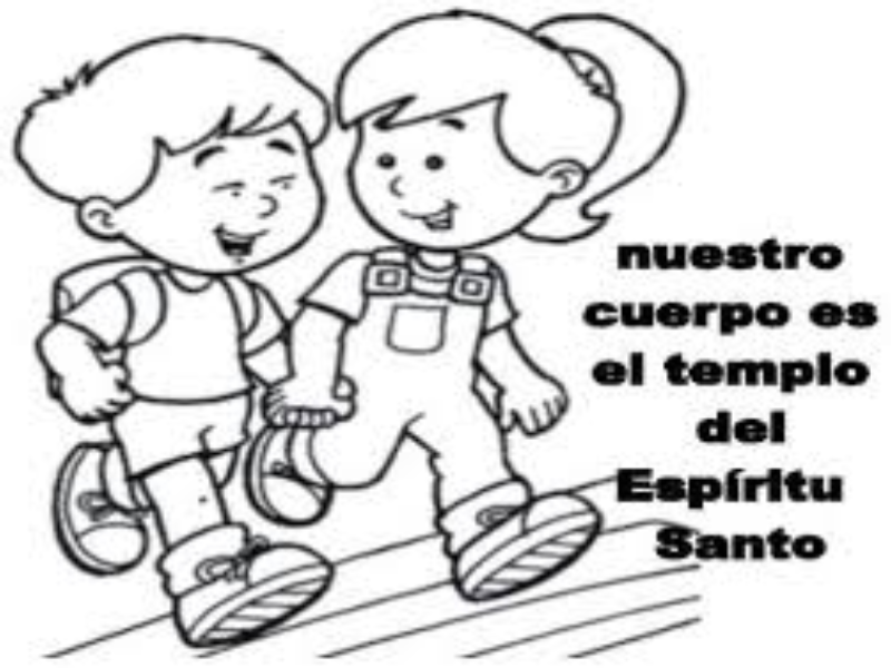 Actividades Mi Cuerpo Es Templo Del Espiritu Santo Para Niños