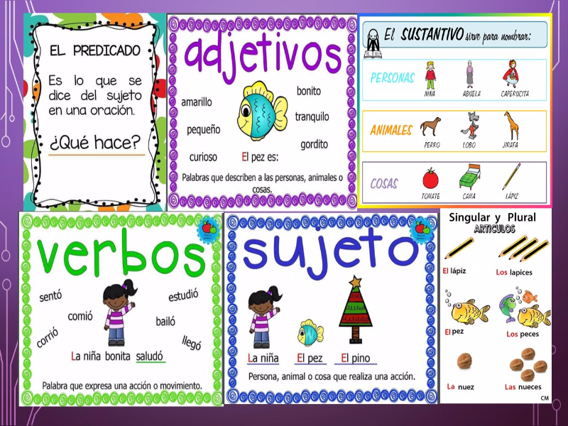 puzzle de partes de una oracion rompecabezas de