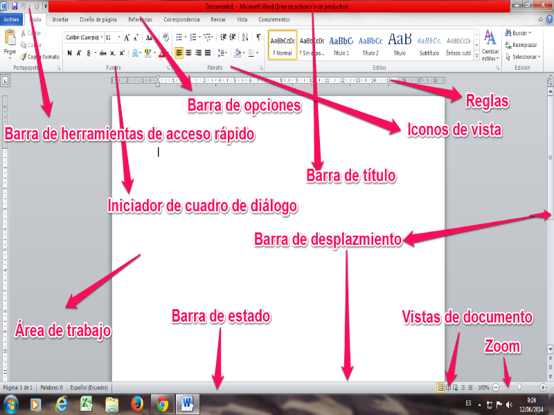 rompecabezas en word